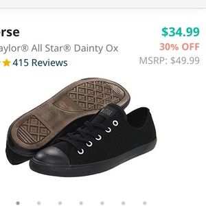 All black low top converse sneakers